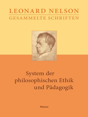 cover image of System der philosophischen Ethik und Pädagogik